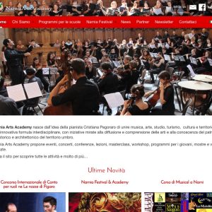 web design narnia arts academy