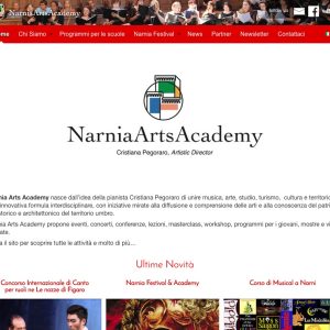 web design narnia arts academy